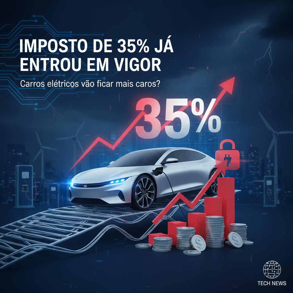 Importação de Carros Elétricos: Alíquota de 35% Entra em Vigor no Brasil