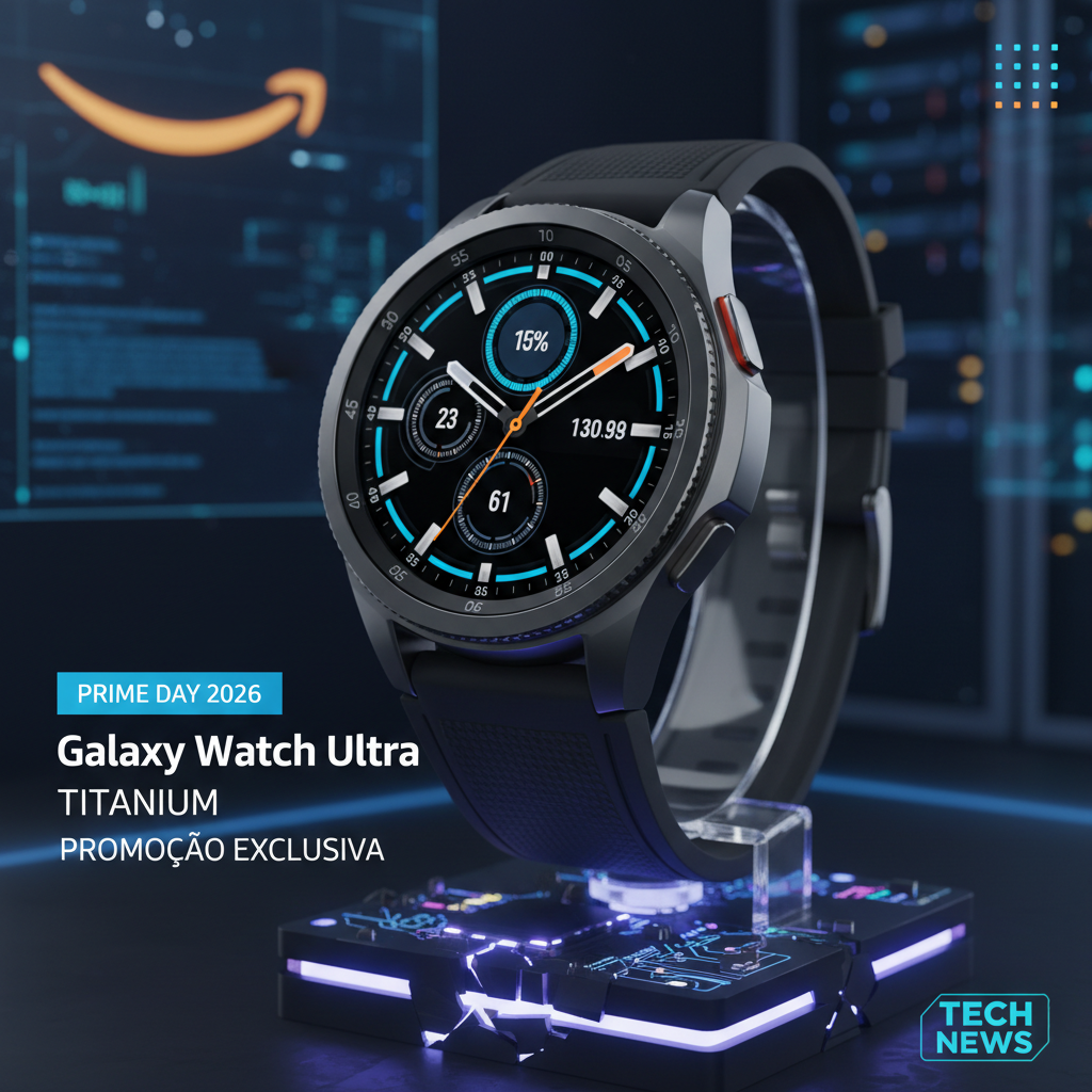 Galaxy Watch Ultra com Titânio em Oferta de 65% no Prime Day 2026