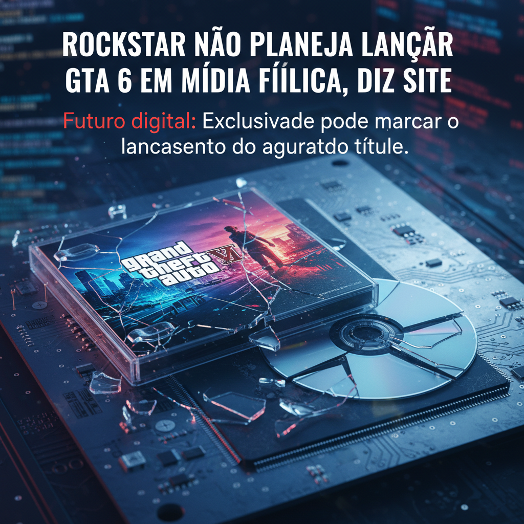 GTA 6 não terá versão em mídia física, afirma site