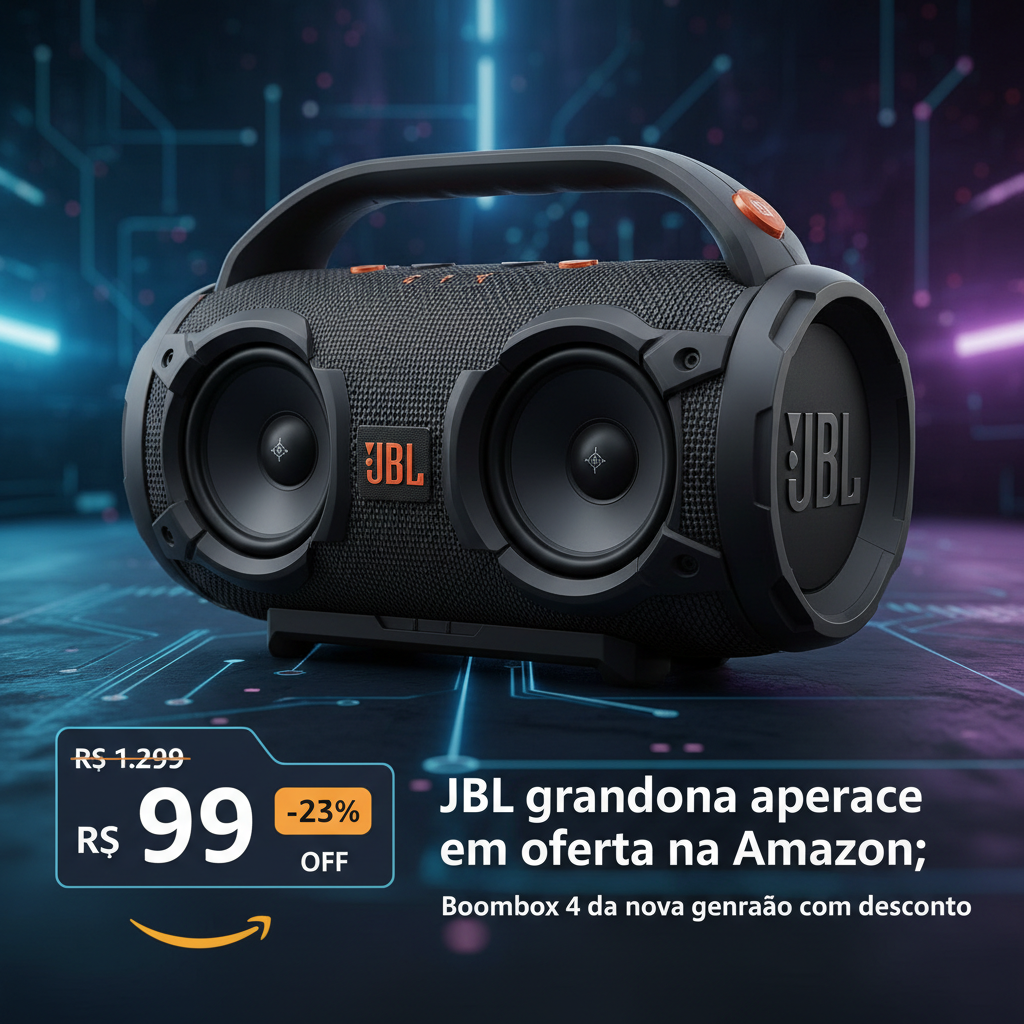 JBL Boombox 4 em Oferta na Amazon: Preço Recorde e Análise Completa