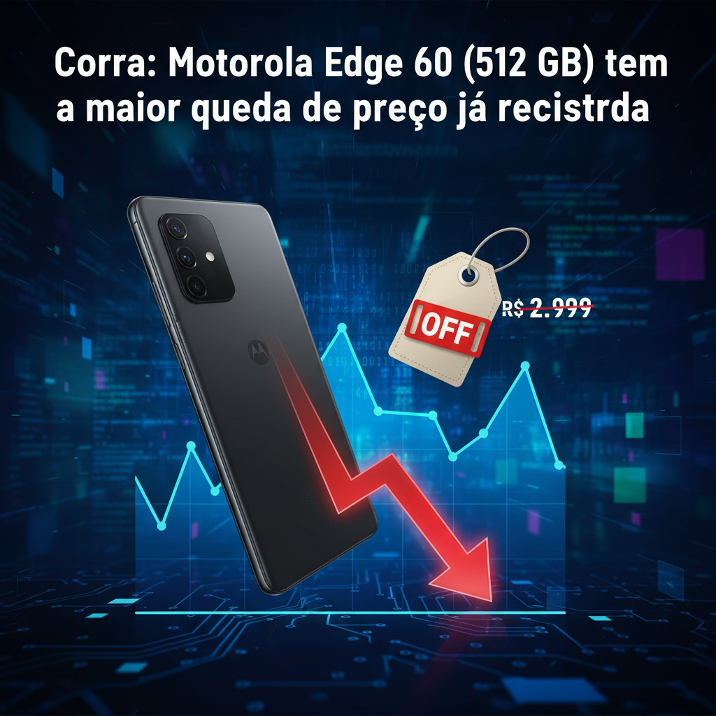 Corra: Motorola Edge 60 (512 GB) tem a maior queda de preço já registrada