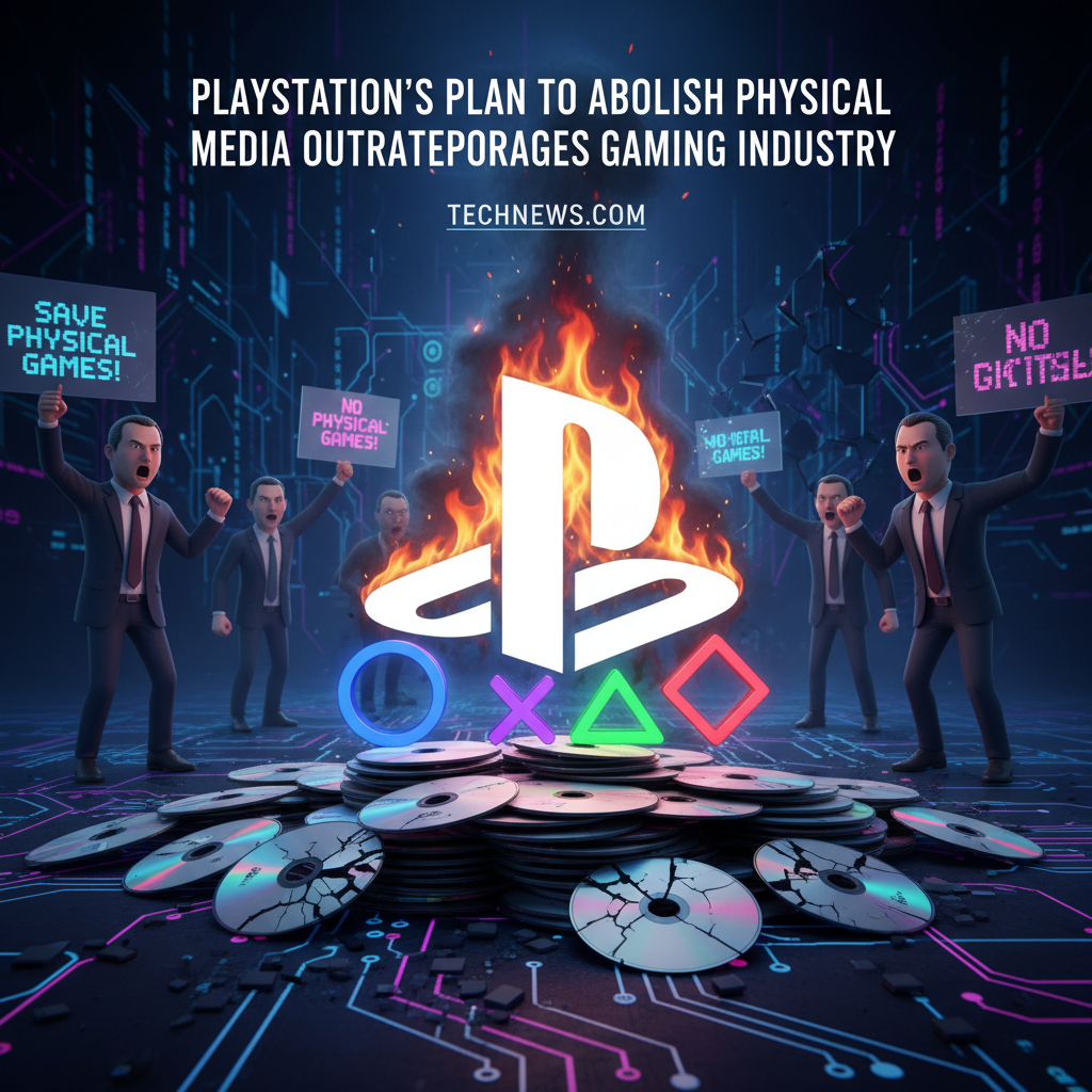 Fim das Mídias Físicas no PlayStation até 2028 Revolta Indústria e Varejo